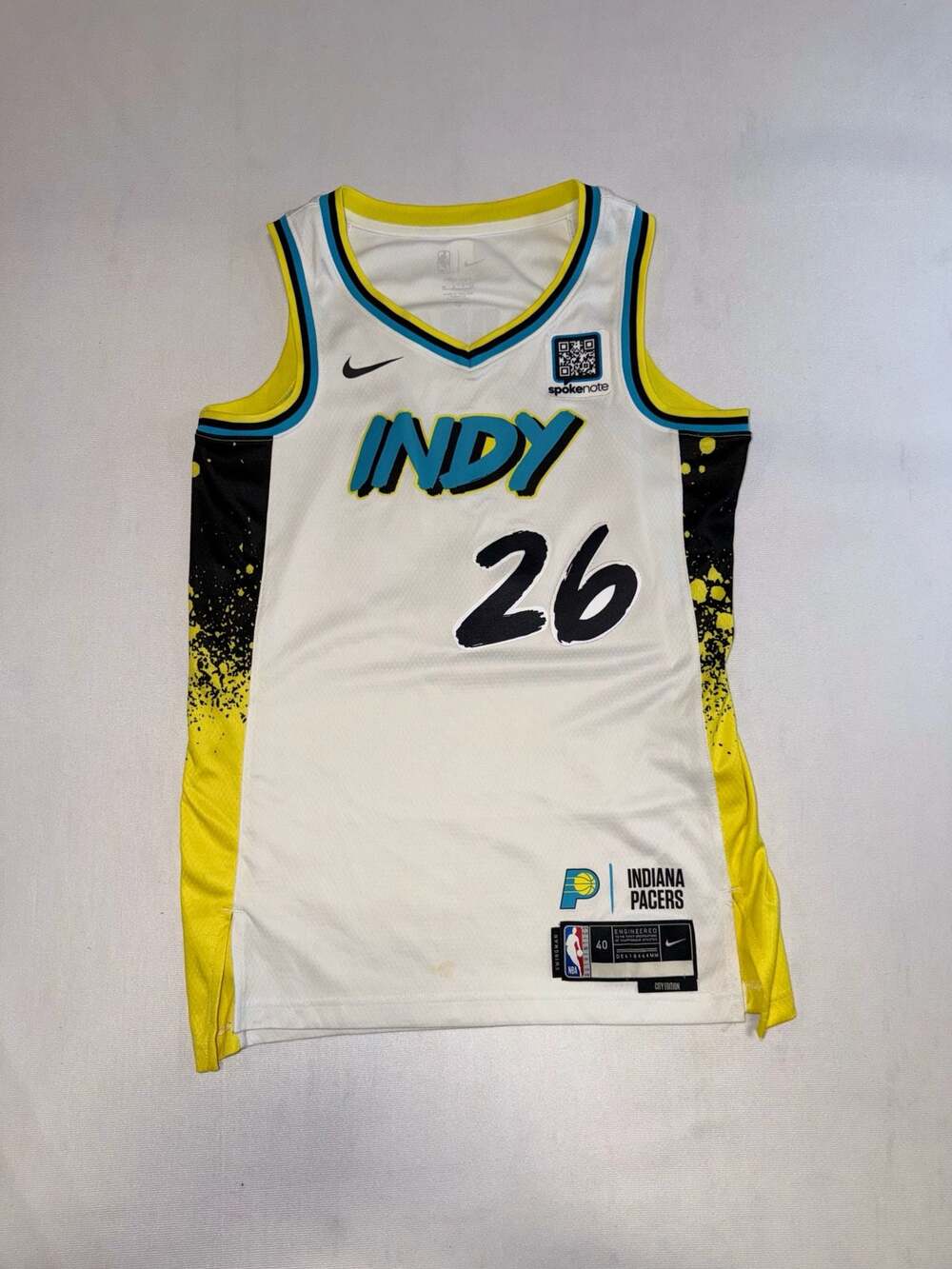 Nike Indiana Pacers Ben Sheppard #26 2023-24 City Edition swingman Jersey